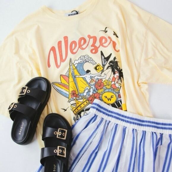 DAYDREAMER Weezer Collage Onesize (OS) Tee New with Tag MSRP $84 SOO - Picture 12 of 16